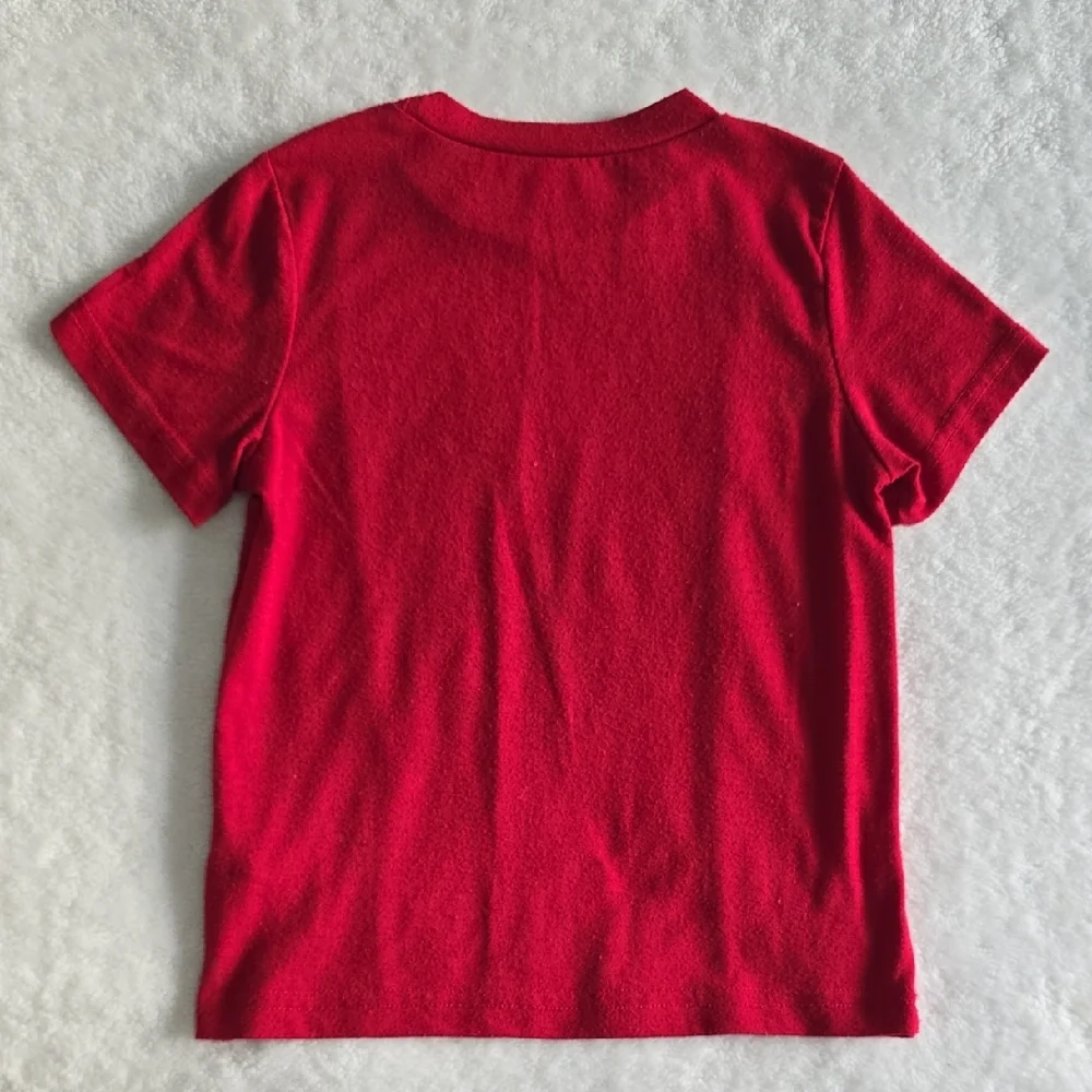Red T-Shirt and Shorts Set